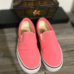 Neon pink vans